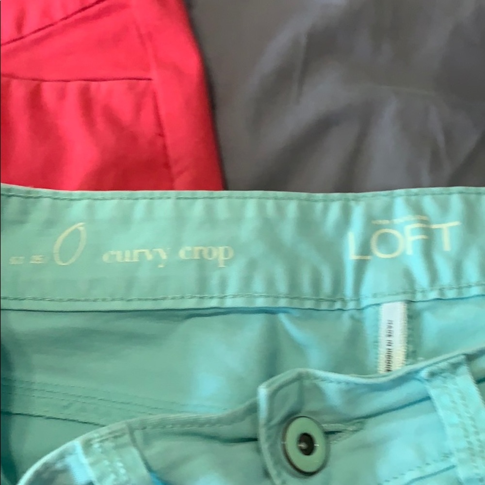 LOFT & J. Crew bundle cropped pants. 3 for 1. - Picture 2 of 12